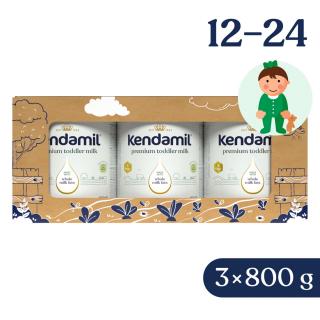 Kendamil Premium 3 HMO+ (3× 800 g), rozprávkové balenie s divadlom O veľkej repe