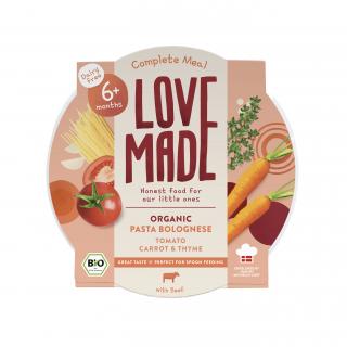 LoveMade BIO Cestoviny bolognese (185 g), exp. 11.08.2024