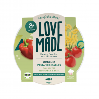 LoveMade BIO Cestoviny so zeleninovým ragú (185 g), exp. 17.08.2024