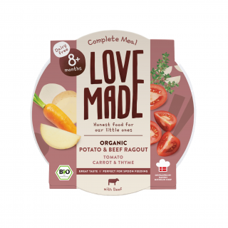 LoveMade BIO Hovädzie ragú so zemiakom (185 g), exp. 18.08.2024