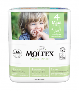 Moltex Pure & Nature Maxi 7–14 kg (29 ks), eko plienky