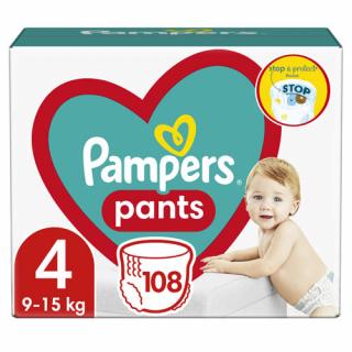 Pampers Pants Mega Box Plienkové nohavičky veľ. 4 (108 ks)