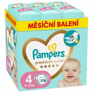 Pampers Premium Care Mesačné balenie jednorazových plienok veľ. 4 (174 ks)