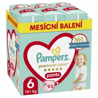 Pampers Premium Care Mesačné balenie plienkových nohavičiek veľ. 6 (93 ks)