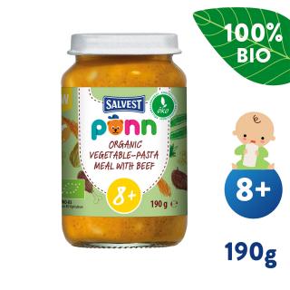 Salvest PÕNN BIO Hovädzie mäso s cestovinami (190 g)