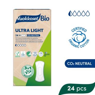 VUOKKOSET BIO Slipové vložky Ultra Light (24 ks)