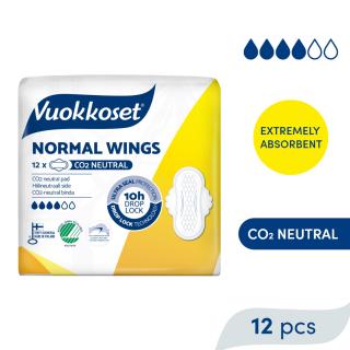 VUOKKOSET Vložky s krídelkami Normal Wings (12 ks)