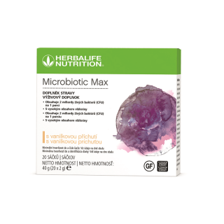 Microbiotic Max - príchuť Vanilka (20 sáčkov)