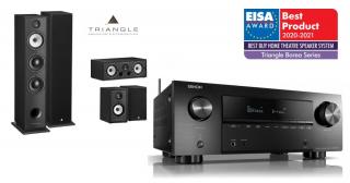 Denon AVR-X2800H + Triangle BOREA 5.0 set