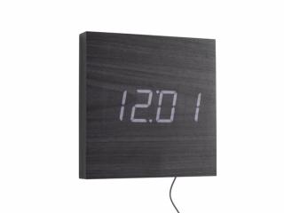 Dizajnové LED nástenné hodiny 5804BK Karlsson 20cm