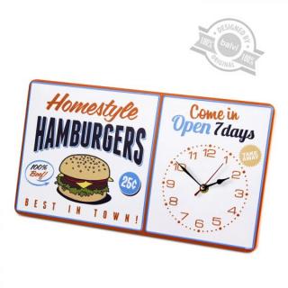 Hodiny Balvi Hamburgers 40cm