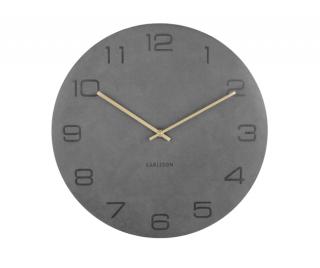 Nástenne hodiny Karlsson KA5667GY Vigorous 40cm