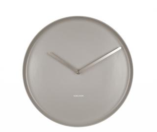 Nástenné hodiny Karlsson Plate KA5786GY, 35 cm