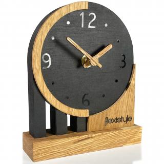 Stolové hodiny Black Oak Flexistyle zs3, 16cm