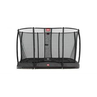 BERG Ultim Champion InGround + Safety Net Deluxe, Průměr 220 x 330, Barva Šedá