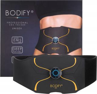 Bodify® EMS brušný tréner Pro - cielená stimulácia brušných svalov - budovanie svalov - stimulačný prístroj brušné svaly - brušný tréner pre mužov a ženy