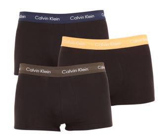 3PACK pánske boxerky Calvin Klein čierne