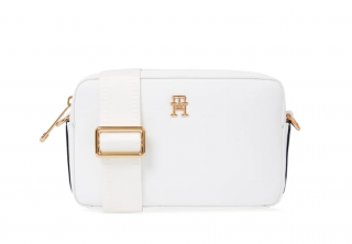 Biela crossbody kabelka Tommy Hilfiger