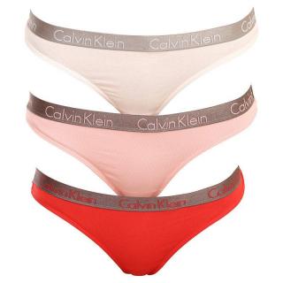 Calvin Klein 3PACK dámske tangá