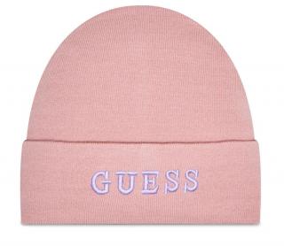 Dámska čiapka Guess v ružovej farbe