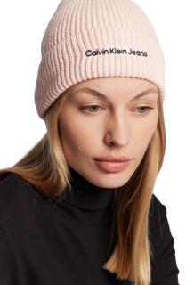 Dámska pletená čiapka Calvin Klein ružová