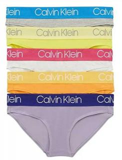 Dámske  farebné nohavičky Calvin Klein 5 kusov v balení