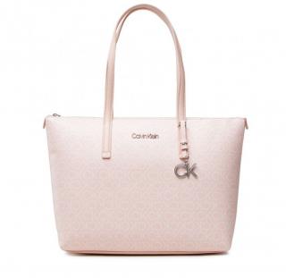 Ružová shopper kabelka Calvin Klein