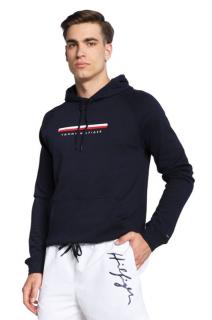 Tommy Hilfiger modrá mikina s kapucňou