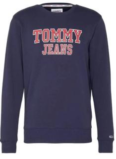 Tommy Hilfiger modrá pánska mikina bez kapucne