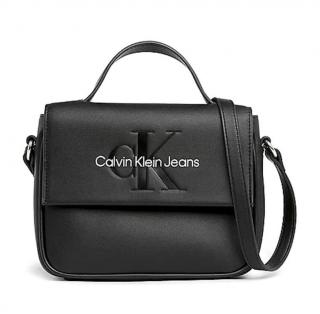 Značková čierna crossbody kabelka Calvin Klein