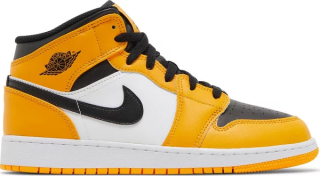 Air Jordan 1 Mid Reverse Yellow Toe (GS) Veľkosť: 37,5