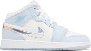 Air Jordan 1 Mid SE Glitter Swoosh (GS) Veľkosť: 38,5