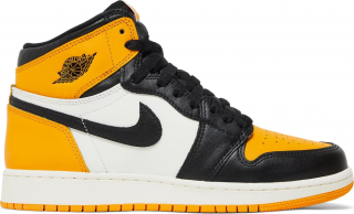 Air Jordan 1 Retro High OG Yellow Toe  Taxi  (GS) Veľkosť: 37,5