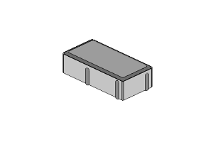 ABW Topline 10x10x6 cm zámková dlažba, Farba piesková