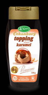 4Slim Čekankový topping slaný karamel 330g