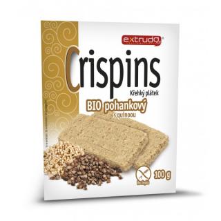 Extrudo Crispins pohankový křehký plátek s quinoou, bio 100g