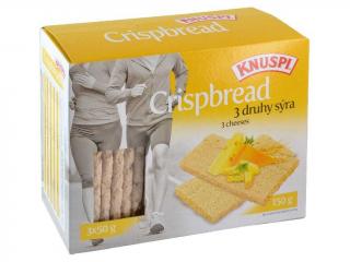 Extrudo Knuspi Crispbread 3 druhy sýra 150 g