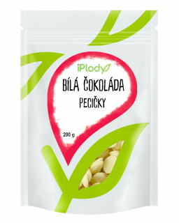 iPlody Bílá čokoláda, pecičky 200 g