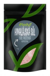 iPlody Himalájská sůl růžová, krystal 1 kg