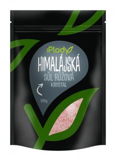 iPlody Himalájská sůl růžová, krystal 500 g