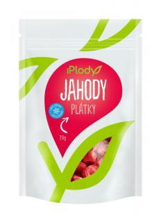 iPlody Jahody lyofilizované, plátky 20 g