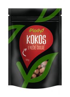 iPlody Kokosová kostka v mléčné čokoládě 100 g