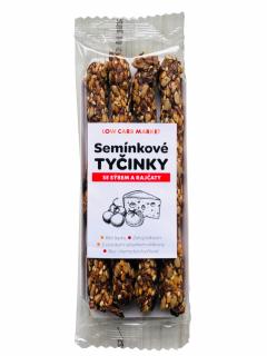 iPlody Low carb semínkové tyčinky se sýrem a rajčaty 50 g