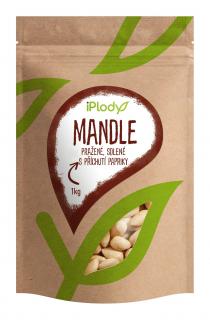 iPlody Mandle pražené, solené s příchutí červené papriky 1 kg