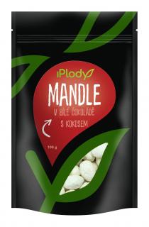 iPlody Mandle "Raffaello" v bílé čokoládě s kokosem 100 g