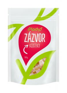 iPlody Zázvor přislazený, kostky 100 g