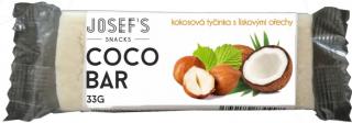 Josef´s snacks Kokosová tyčinka s lískovými ořechy 33 g