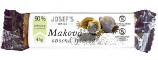 Josef´s snacks Ovocná tyčinka maková 45 g