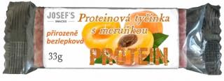 Josef's snacks Proteinová tyčinka s meruňkou bez lepku 33 g