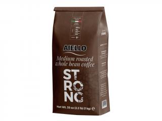 Káva Aiello Strong Whole Bean zrnková 1 kg